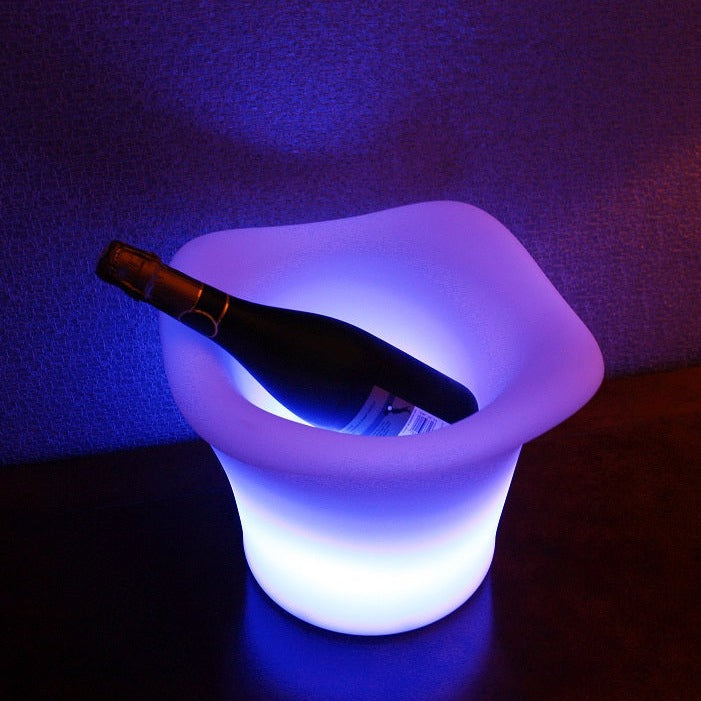 Skyline LED Light Up Wine Cooler