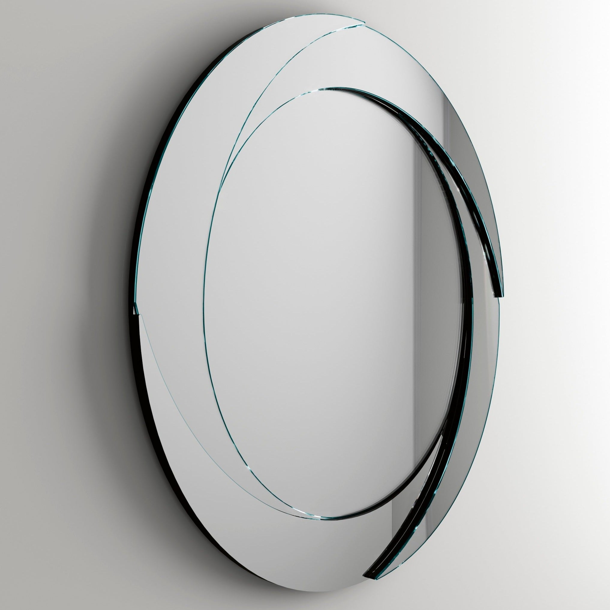 Tonelli Whirl Large Circular Glass Mirror