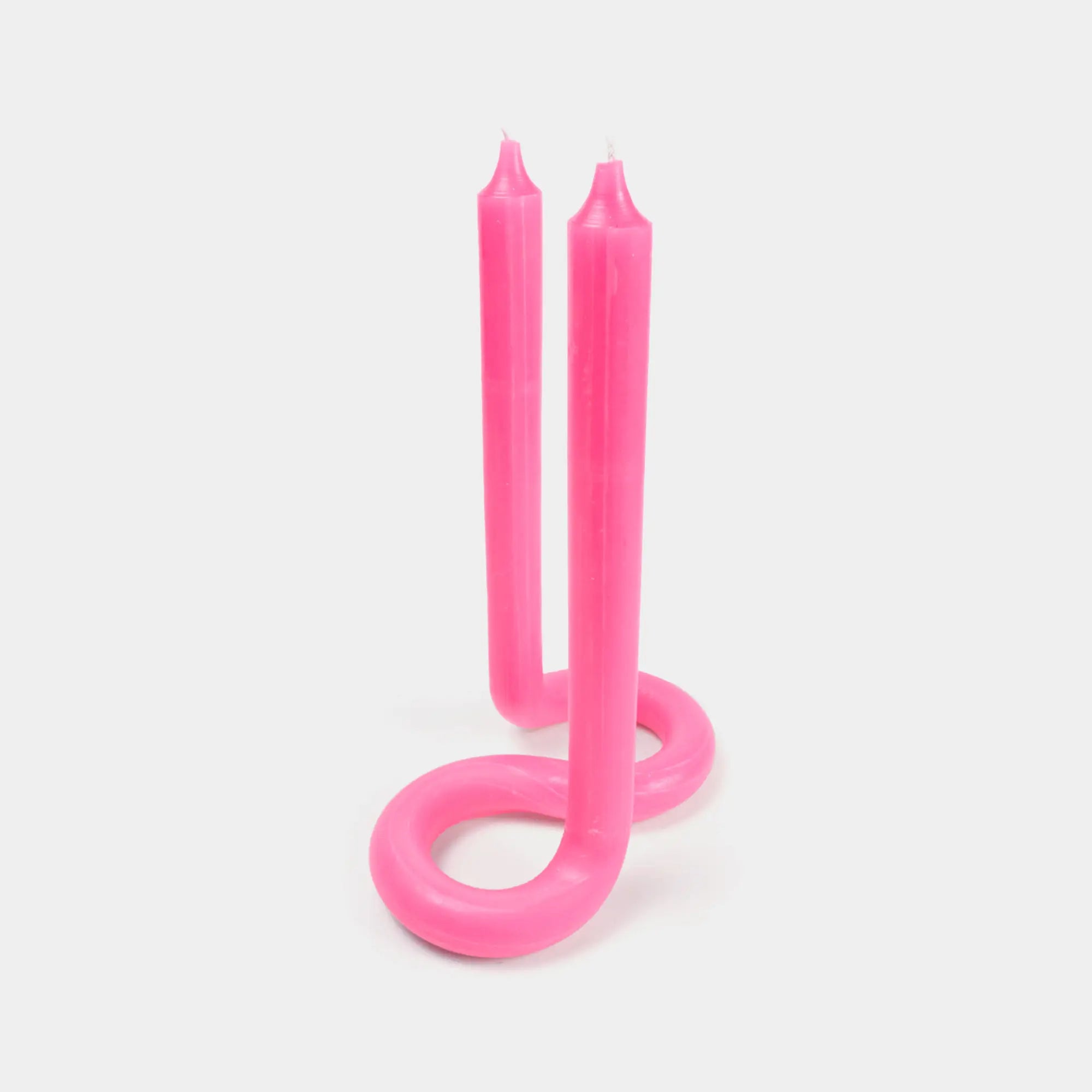 Lex Pott Pink Twist Sculptural Candle