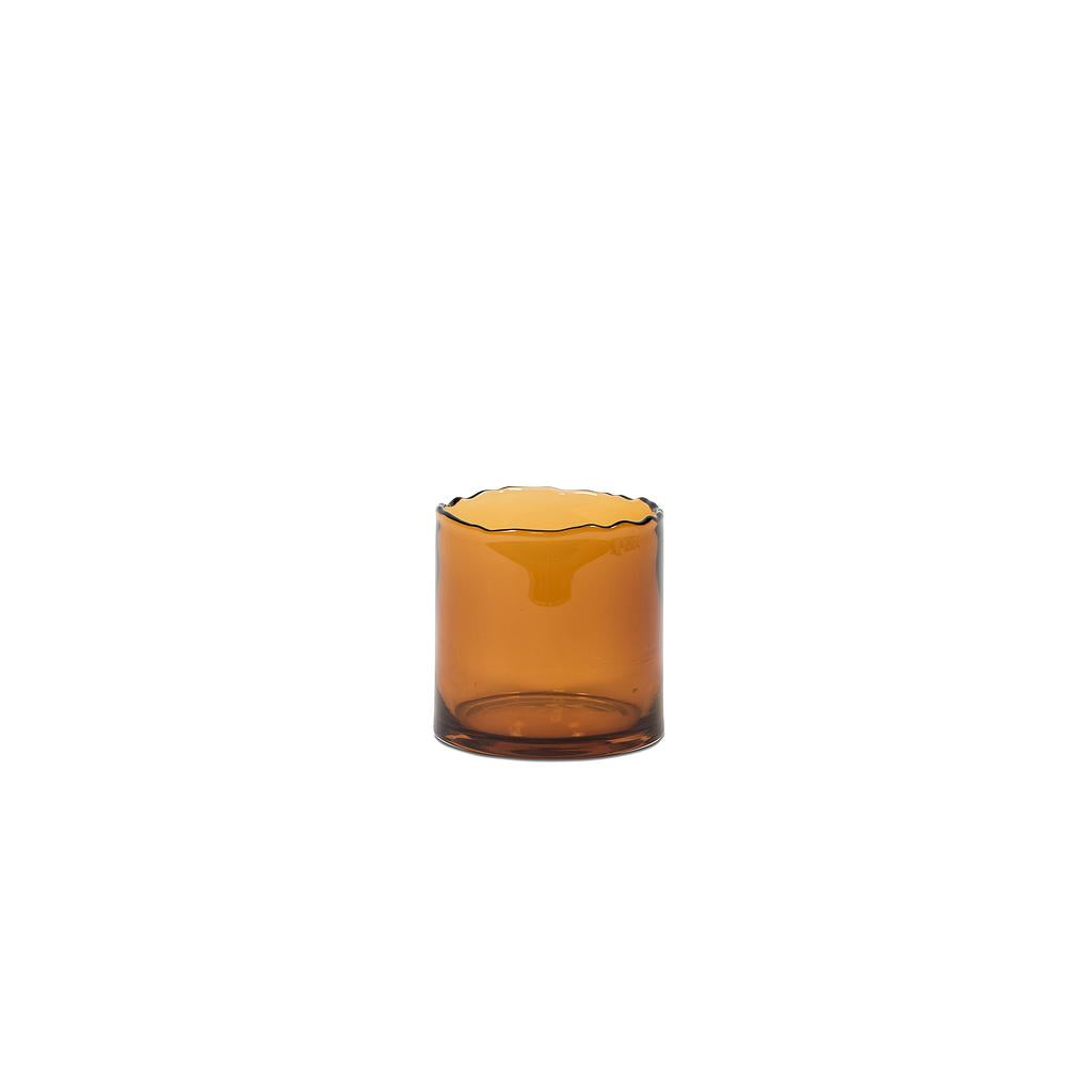 This votive can be reused as a beautiful vase once the candle has been used.
