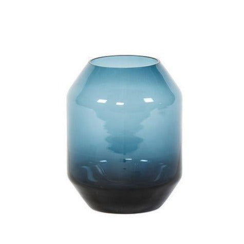 Dekocandle Night Blue Glass Vase
